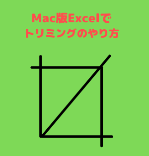 Mac版excelでトリミングのやり方 何でも屋のit Life